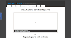 Desktop Screenshot of cncartdizajn.com